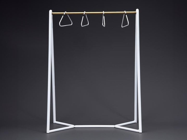 MMMToys Floor Standing Clothes Hanger 3.0 (Ver. A) 1/6 Scale Accessory, 10.6-Inch - View 2