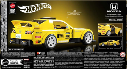 Hot Wheels Speed Series Mattel Brick Shop Custom '07 Honda S2000 1/32 Scale Building Set - View 11