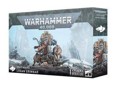 Games Workshop Warhammer 40,000 Space Wolves Logan Grimnar Citadel Plastic Miniature - View 6