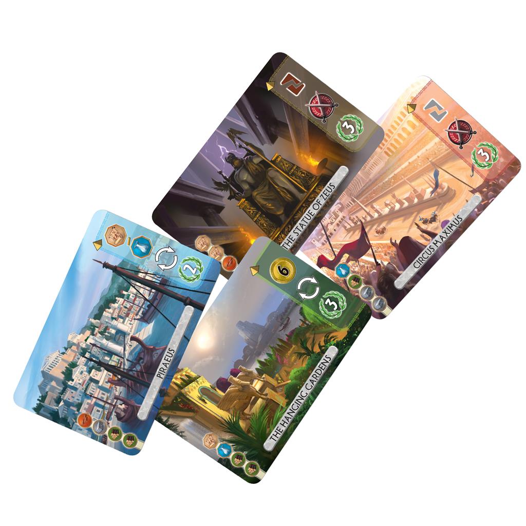 Repos Production 7 Wonders Duel Tabletop Board Game - View 4