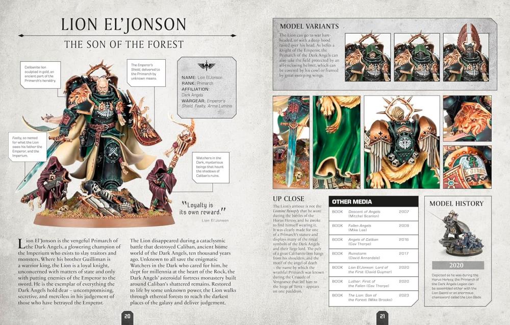 DK Publishing Warhammer 40,000 Character Encyclopedia with Exclusive Lieutenant Titus Miniature - View 4