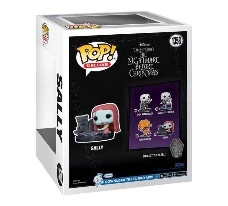 Funko Pop! Deluxe The Nightmare Before Christmas 30th Anniversary Sally with Gravestone Vinyl Figure - View 4