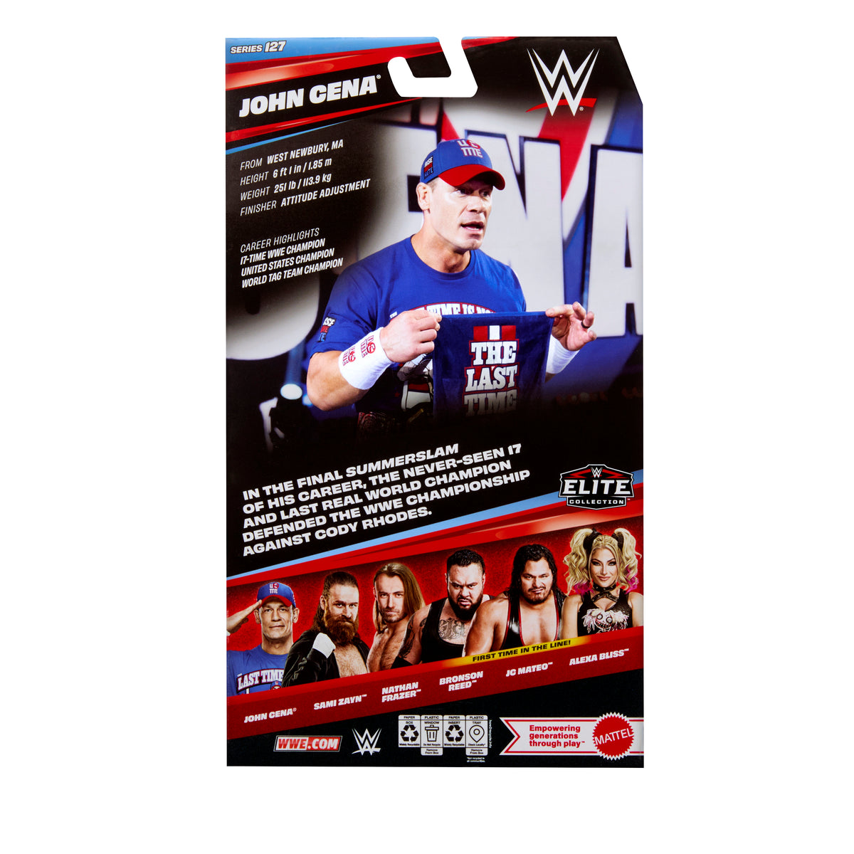 Mattel WWE Elite Collection Series 127 John Cena Action Figure - View 9