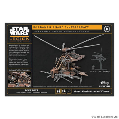 Atomic Mass Games Star Wars: Legion Raddaugh Gnasp Fluttercraft Plastic Miniatures Expansion - View 3
