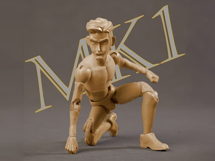 6in Studio 1/12 Scale Male Body (MK I) Plastic Action Figure Base Body - View 2