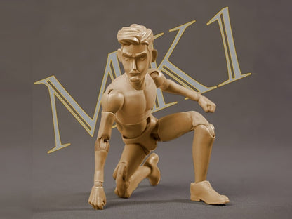 6in Studio 1/12 Scale Male Body (MK I) Plastic Action Figure Base Body - View 2