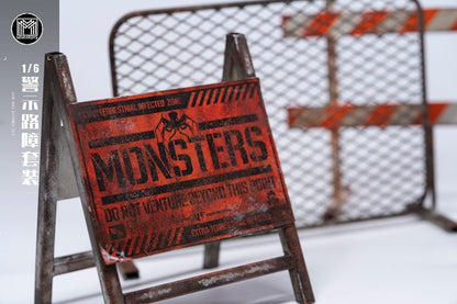 MMMToys Warning Barrier 1/6 Scale Metal Accessory Set for Sixth-Scale Figures - View 10