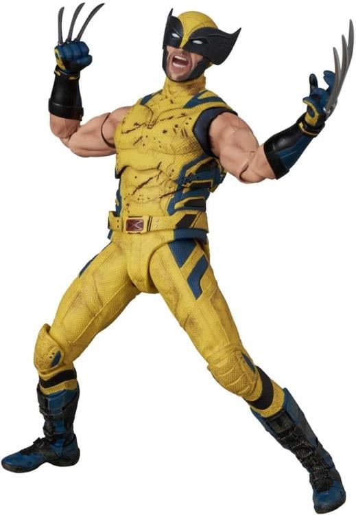 Medicom Toy Marvel Deadpool & Wolverine MAFEX No.291 Wolverine (Damage Ver.) 6-Inch Action Figure - View 6