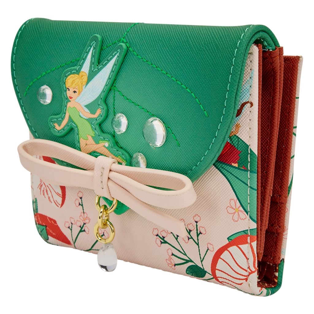 Loungefly Disney Fairies Tinker Bell Wallet with Fawn, Vidia and Friends - View 3