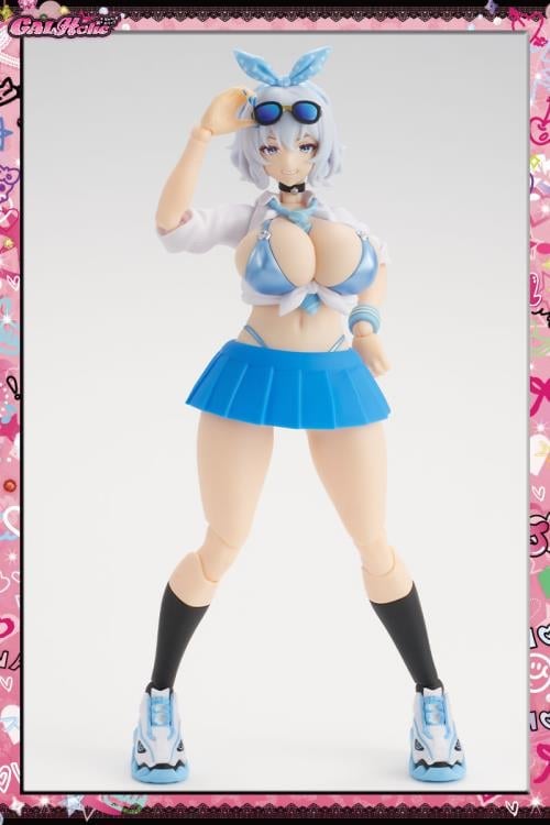 Amakuni GALHolic Mio 1/10 Scale Model Kit 6.7-Inch - View 20