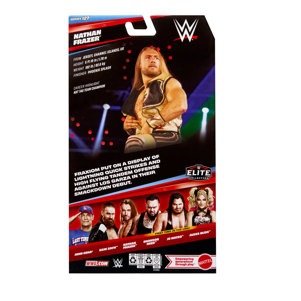 Mattel WWE Elite Collection Series 127 Nathan Frazer Action Figure - View 8