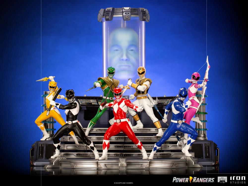 Iron Studios Mighty Morphin Power Rangers Battle Diorama Series Black Ranger 1/10 Scale Limited Edition Statue - View 14