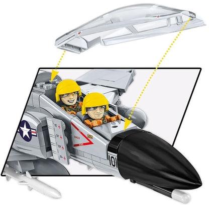 Cobi Armed Forces F-4 Phantom II 1/48 Scale Building Block Set - View 4