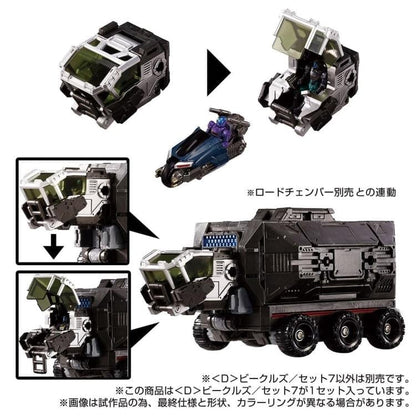 Takara Tomy Diaclone D-07 <D> Vehicles Wave 7 Exclusive Set 1/60 Scale - View 8