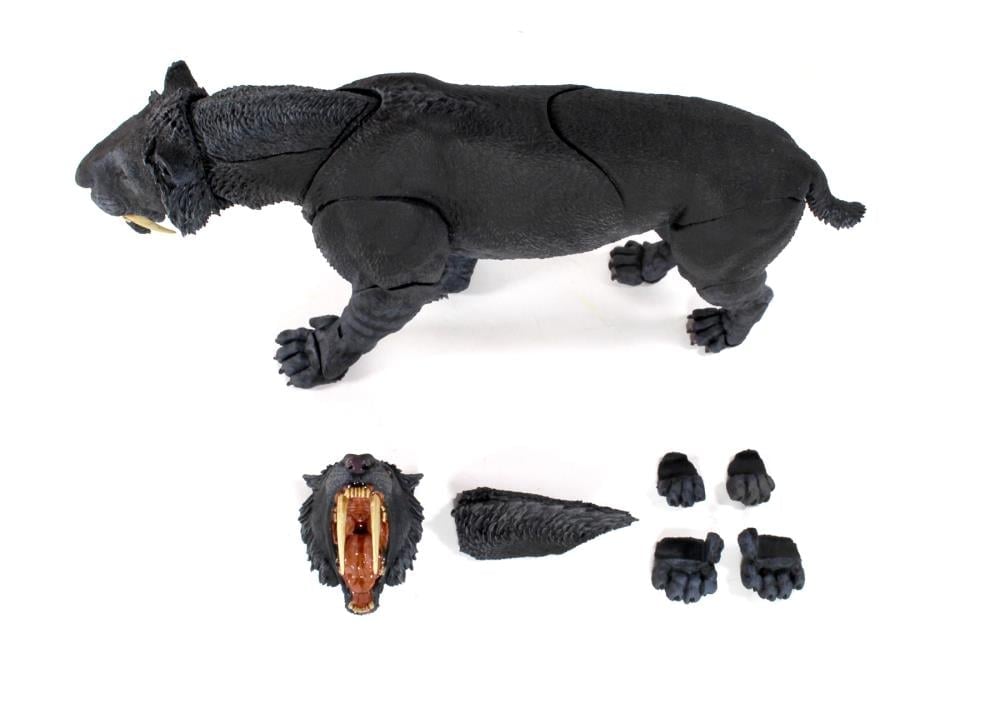 Creative Beast Studio Beasts of the Cenozoic Smilodon Populator Black Ver. 1/12 Scale Action Figure - View 12