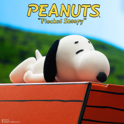 Super7 Peanuts ReAction Sleeping Snoopy (Flocked) Action Figure - View 4