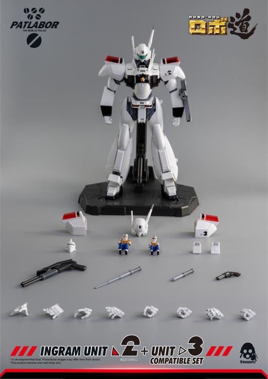 threezero Patlabor ROBO-DOU Ingram Unit 2 1/35 Scale Figure + Unit 3 Compatible Set - View 22