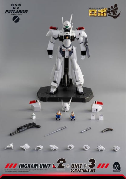 threezero Patlabor ROBO-DOU Ingram Unit 2 1/35 Scale Figure + Unit 3 Compatible Set - View 22