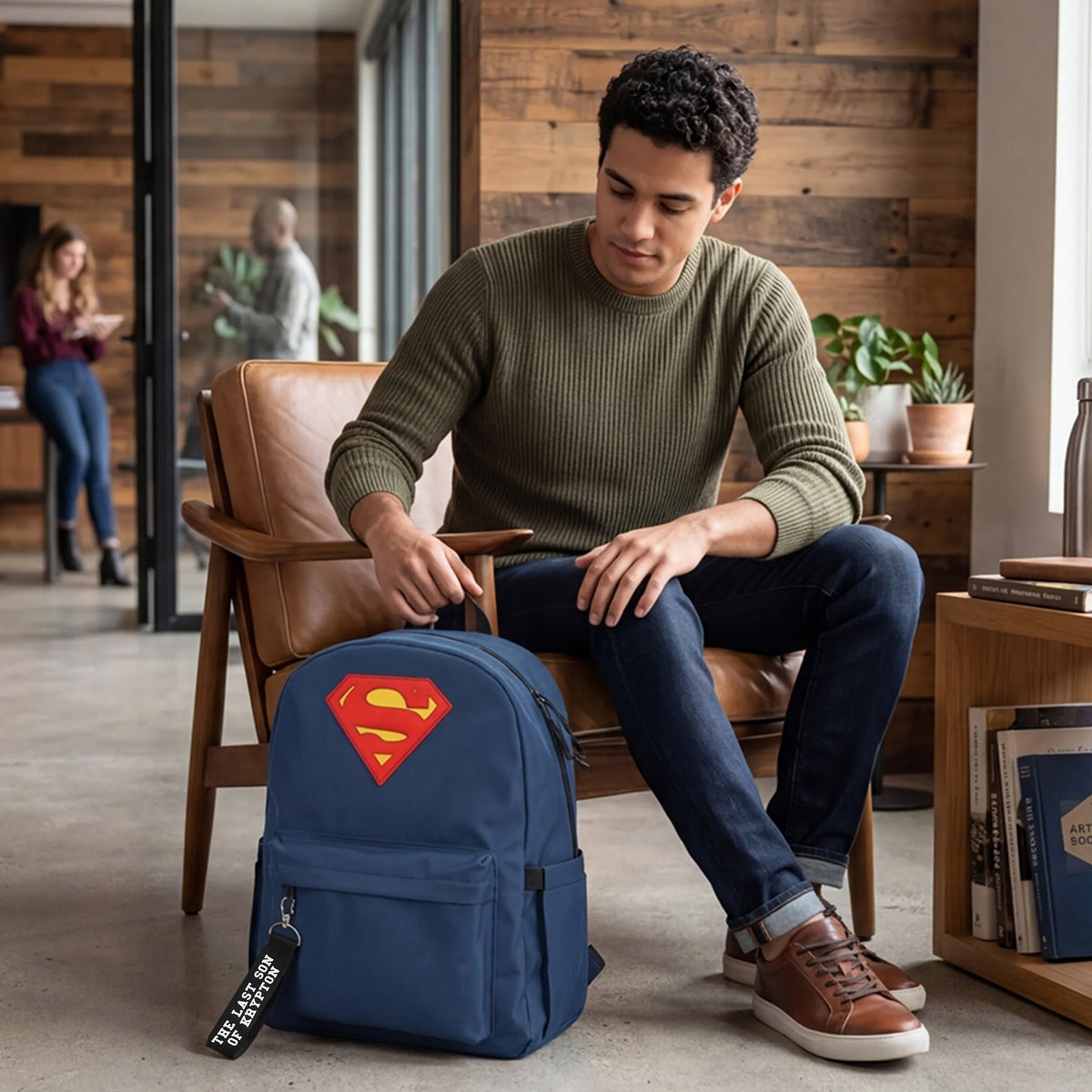 Bioworld DC Comics Superman Logo Backpack (16.5-Inch) - View 4