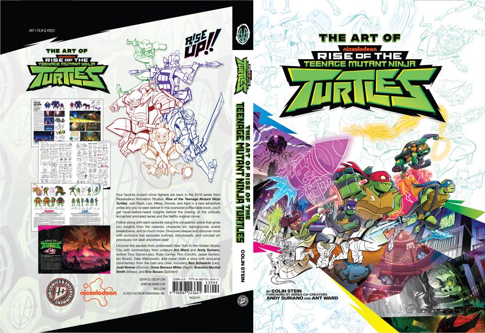 IDW Publishing Teenage Mutant Ninja Turtles The Art of Rise of the Teenage Mutant Ninja Turtles Book - View 3