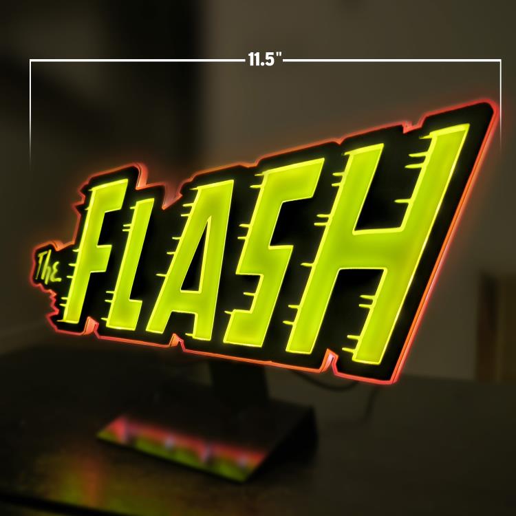 Brandlite DC Classics DC Comics The Flash Retro LED Logo Sign (5-Inch) - View 7