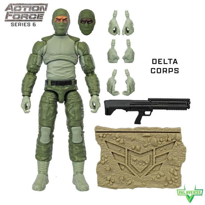Valaverse Action Force Delta Corps Trooper 1/12 Scale Plastic Action Figure - View 5