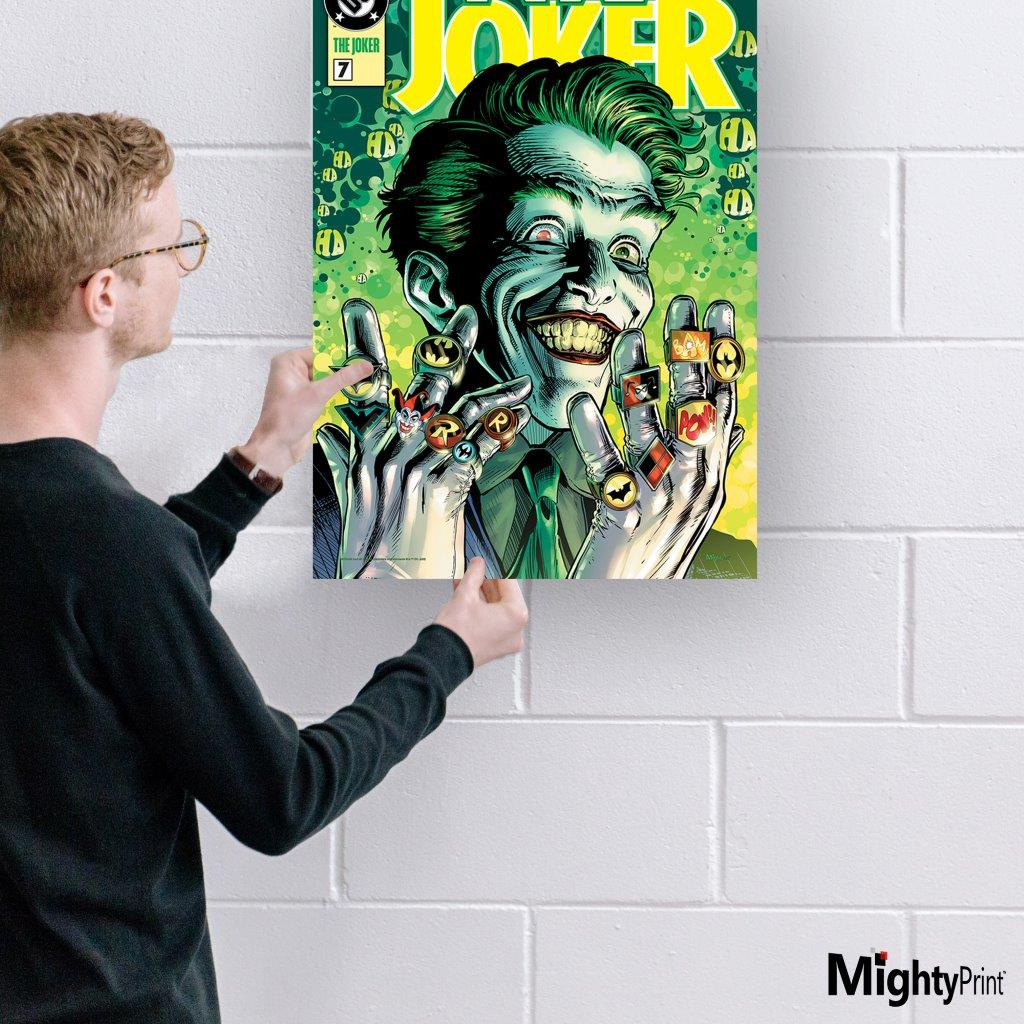 Trend Setters MightyPrint Batman The Joker 24-Inch Wall Art from DC Comics - View 4