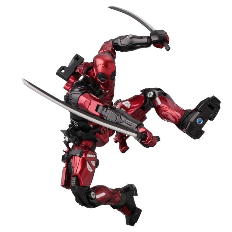 Sentinel Marvel Fighting Armor Deadpool Action Figure (Reissue), 6.5-Inch - View 6
