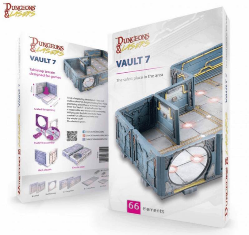 Archon Studios Dungeons & Lasers Vault 7 Plastic Terrain Set - View 4