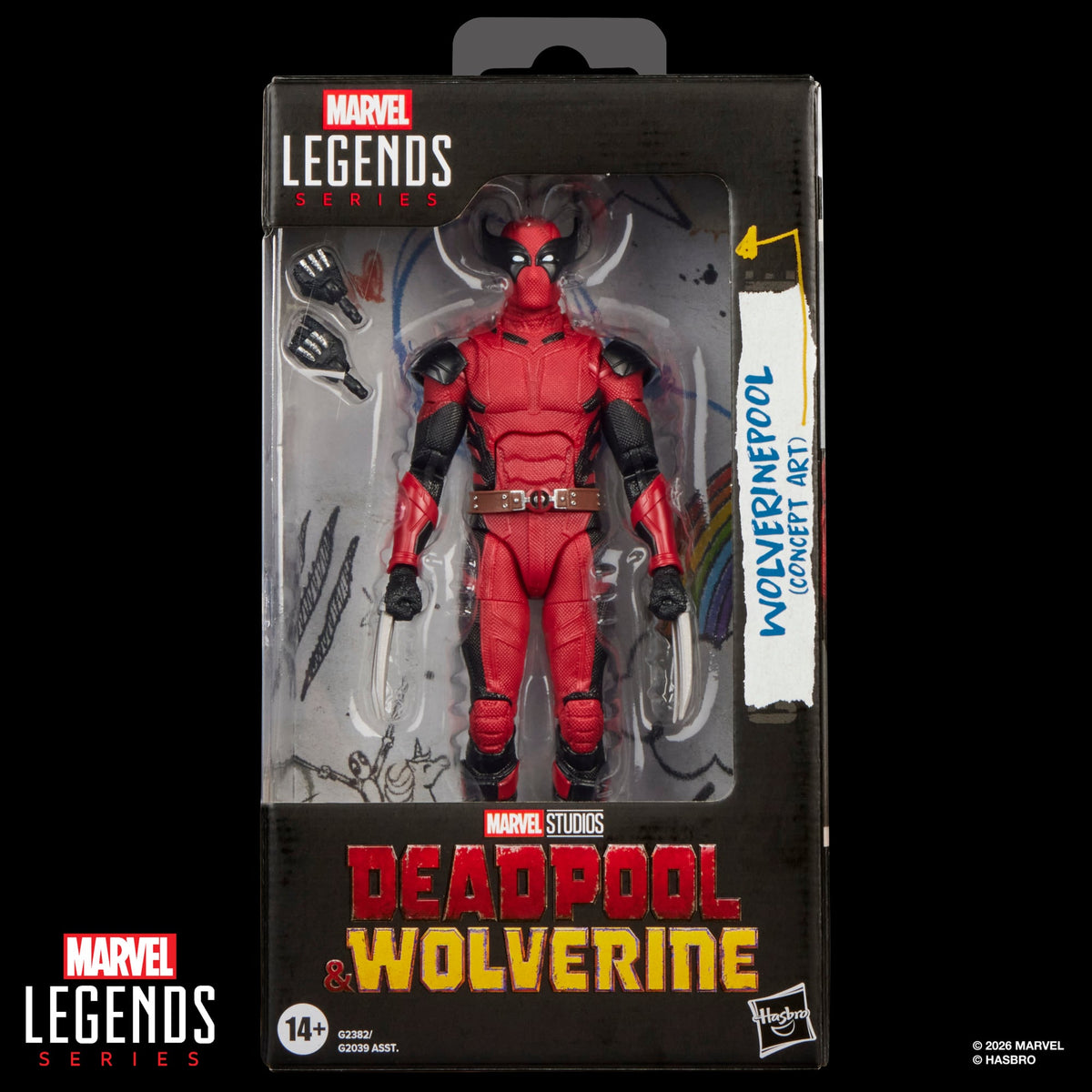 Hasbro Marvel Legends Deadpool & Wolverine Wolverinepool (Concept Art) Action Figure - View 10