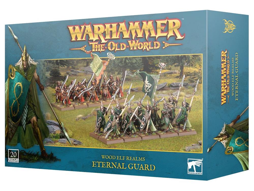 Games Workshop Warhammer The Old World Wood Elf Realms Eternal Guard Citadel Miniatures Set - View 2