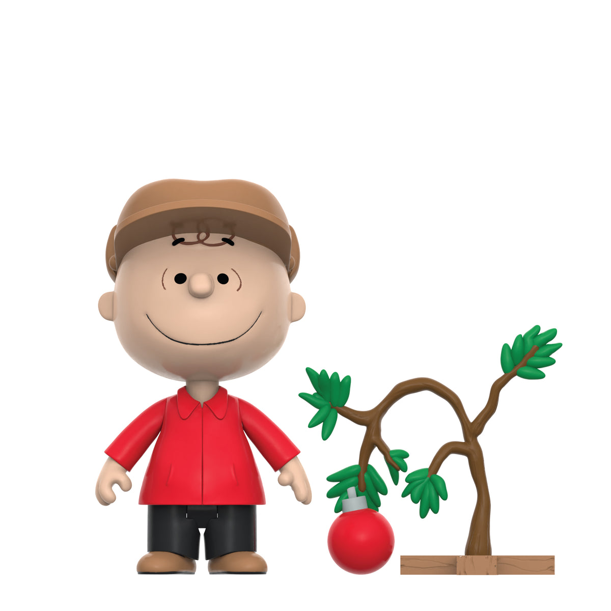 Super7 Peanuts ReAction Charlie Brown and Sad Tree (Snow Globe Card Back) Action Figure - View 3