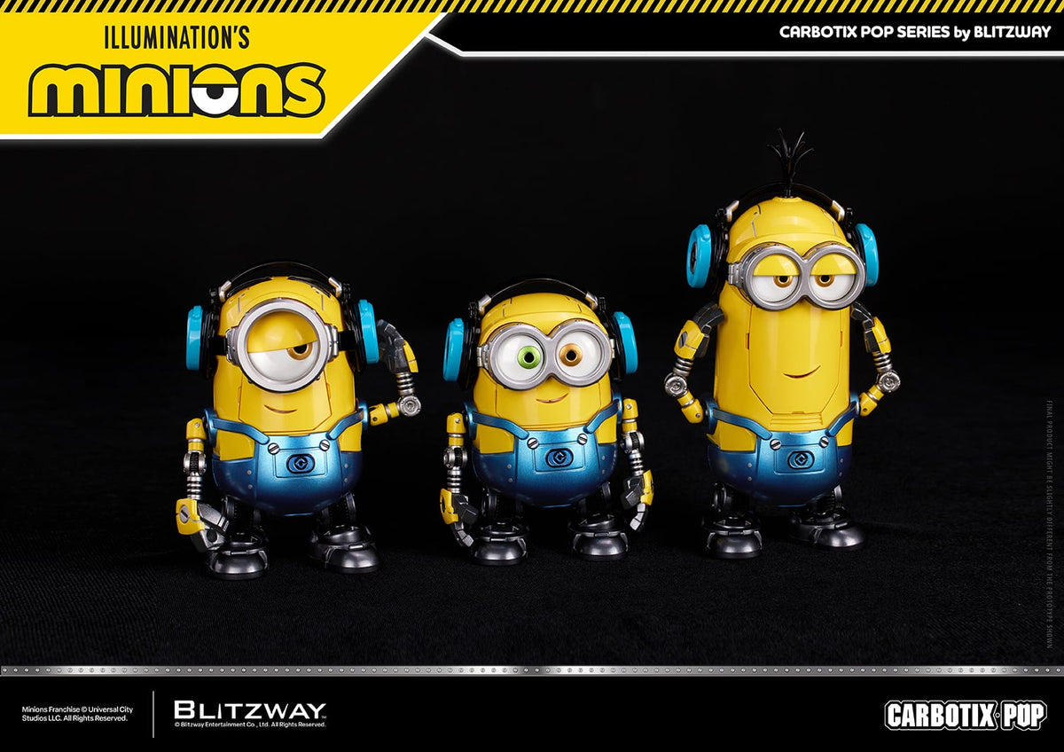 Blitzway Minions Carbotix Pop Bob 4-Inch Action Figure - View 11