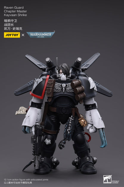JoyToy Warhammer 40K Raven Guard Chapter Master Kayvaan Shrike 1/18 Scale Action Figure - View 3