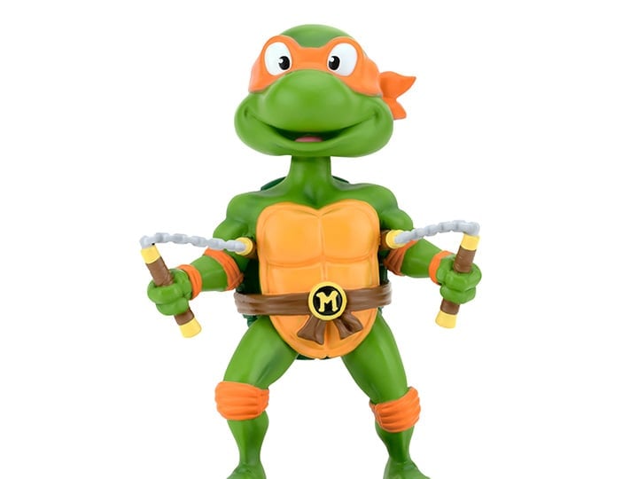 NECA Teenage Mutant Ninja Turtles Michelangelo Head Knocker, 6.5-Inch Resin - View 2