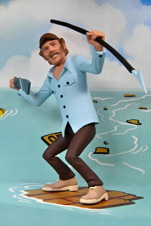 NECA Jaws Toony Terrors Jaws and Quint 6-Inch Figure Two-Pack - View 6