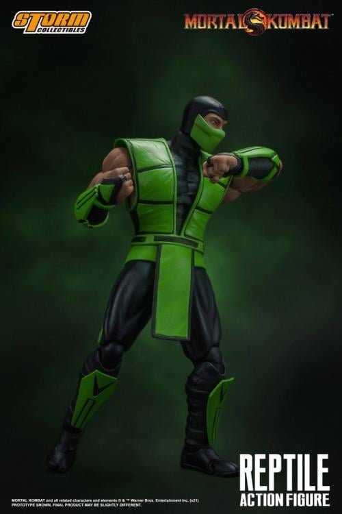 Storm Collectibles Mortal Kombat VS Series Reptile 1/12 Scale 8-Inch Action Figure - View 6