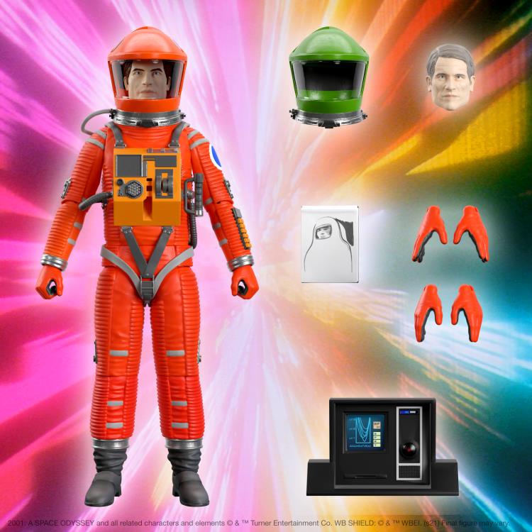 Super7 2001: A Space Odyssey ULTIMATES! Dr. Dave Bowman Plastic Action Figure - View 5