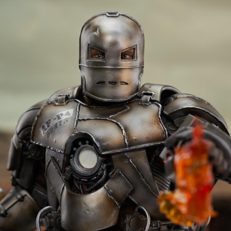 Diamond Select Toys Marvel The Infinity Saga Iron Man Mk. 1 1/6 Scale Limited Edition Mini Bust - View 8