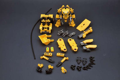 Rihio Multiabyss V-Link Mecha Defender + Construction (Yellow) 1/60 Scale Model Kit - View 9