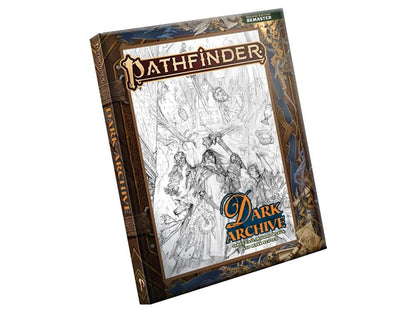 Paizo Pathfinder 2E Dark Archive Remastered Sketch Cover Tabletop RPG Book - View 2