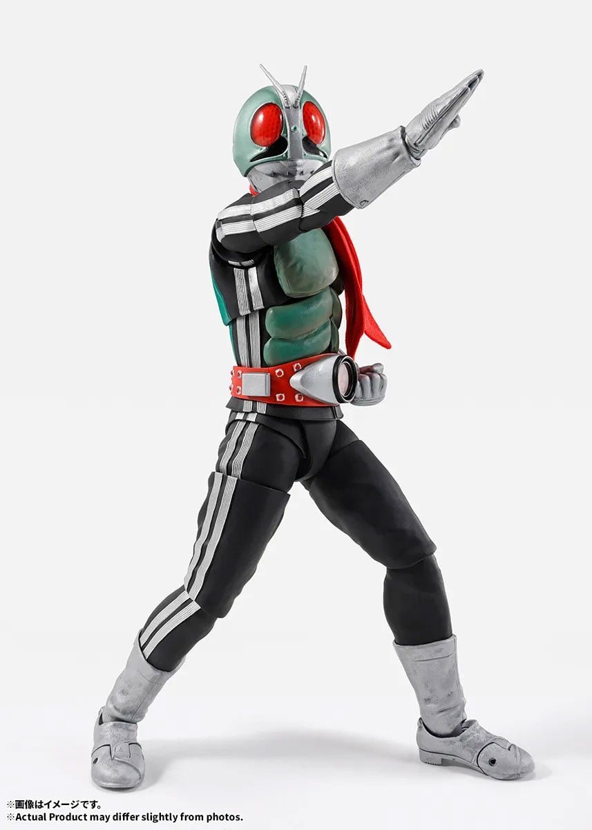 Bandai S.H.Figuarts Shinkocchou Seihou Kamen Rider No.1 Legendary Showa Masked Riders Edition Action Figure - View 3