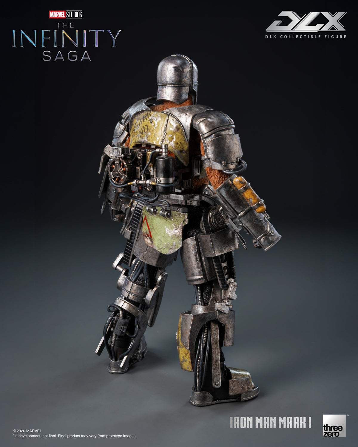 threezero Marvel Infinity Saga DLX Iron Man Mark 1 1/12 Scale 7-Inch Action Figure - View 5
