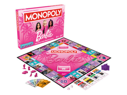 Hasbro Monopoly Barbie Edition Property-Trading Board Game - View 2
