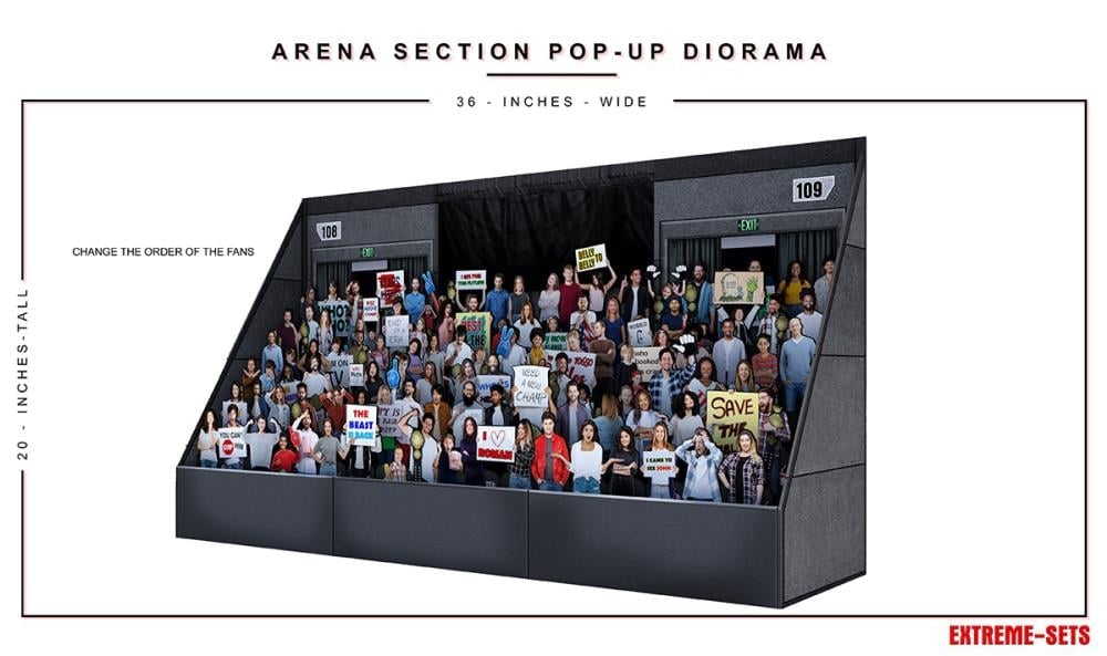 Extreme-Sets Arena Section 1/12 Scale Pop-Up Diorama from the Multiverse Collection - View 9