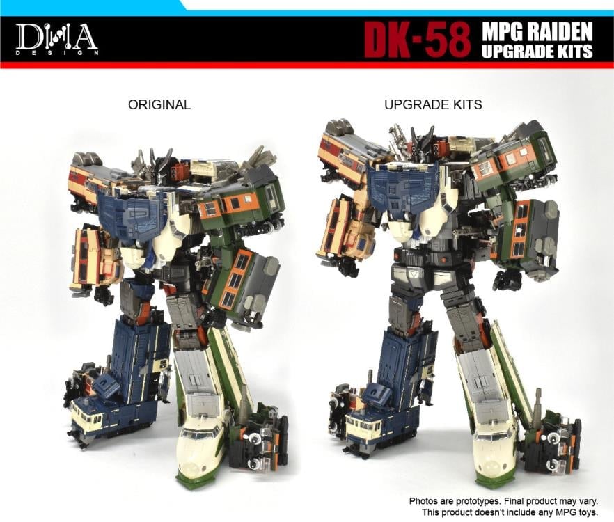 DNA Design DK-58 Upgrade Kit ABS and PVC Model Accessory Set - View 5
