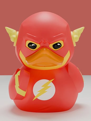 Numskull TUBBZ DC Comics The Flash Cosplaying Duck Figure (Boxed Edition)
