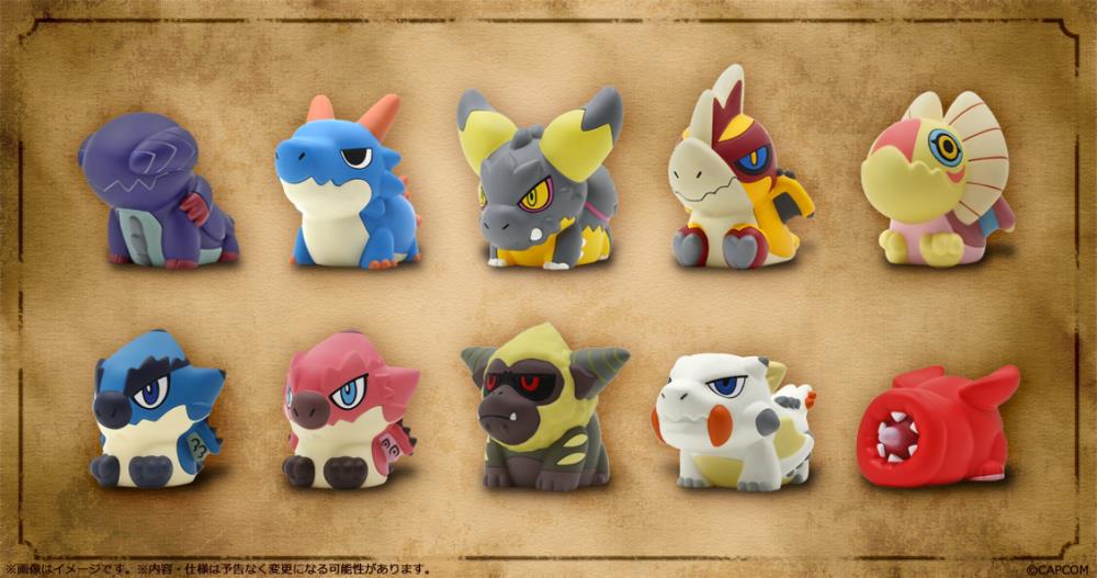 Capcom Monster Hunter Figure Builder Vol.2 Set of 10 Finger Puppets - View 3