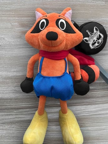 Capcom Resident Evil 30th Anniversary Mr. Raccoon Plush, 11-Inch