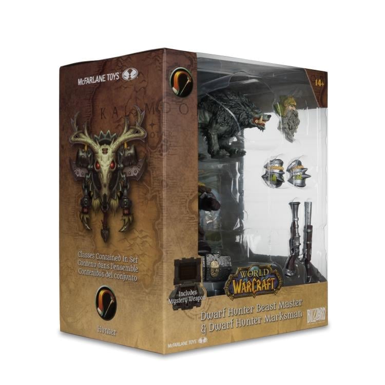 McFarlane Toys World of Warcraft Dwarf Hunter Beast Master and Marksman 1/12 Scale Figure - View 12